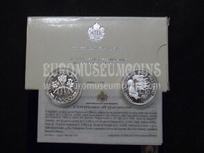 1998 San Marino 5000 e 10000 Lire San Marino Europa del III Millennio argento Proof