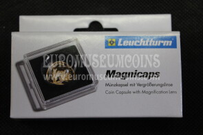 16 mm 2 Capsule Magnicaps Quadrum per monete 