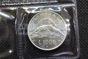 1988 San Marino 1000 Lire Olimpiade di Seul argento 