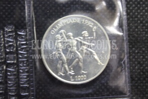 1992 San Marino 1000 Lire Olimpiade di Barcellona argento 