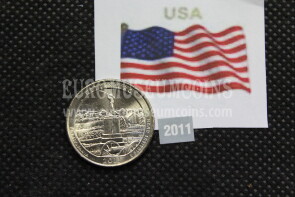 2011 Stati Uniti Gettysburg zecca D quarto di dollaro Parchi