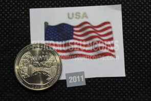 2011 Stati Uniti Chickasaw zecca P quarto di dollaro Parchi