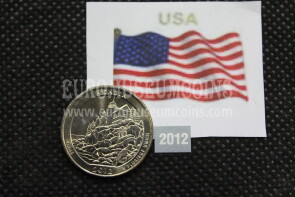 2012 Stati Uniti Acadia zecca D quarto di dollaro Parchi