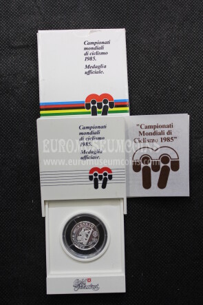1985 Italia Mondiali di Ciclismo medaglia in argento