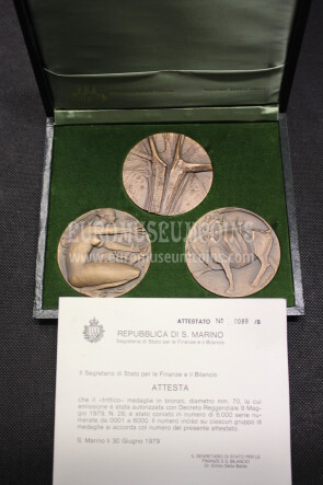 1979 San Marino Riforma Agraria medaglie in bronzo