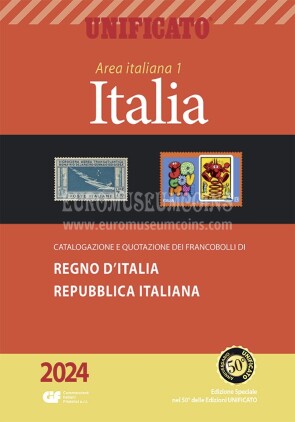 2024 Catalogo Unificato francobolli area Italiana 1
