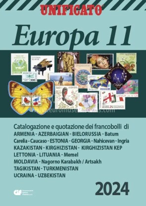 2024 EUROPA 11 Catalogo Unificato francobolli ex - Urss Stati Baltici
