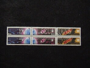 1963 U.R.S.S.francobolli Giornata Cosmonautica URSS 6 valori