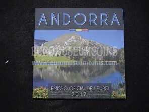 2017 Andorra set ufficiale FDC BU Euro