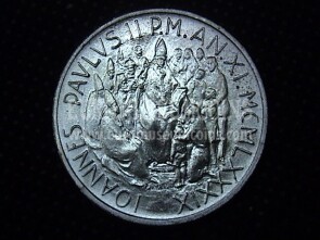 1989 Vaticano 1000 Lire Anno XI in argento