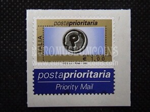2003 Italia 1 euro francobollo Prioritario