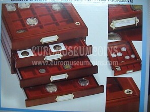 Box Lignum G con 20 caselle tonde da 45 mm