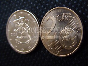 2 centesimi di euro Finlandia anno 2000