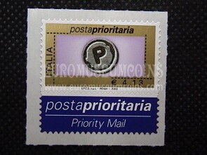 2003 Italia 4,13 euro francobollo Prioritario