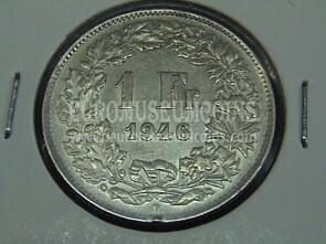 1946 Svizzera 1 Franco  in argento