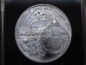 2009 San Marino 5 Euro Astronomia FDC in argento  