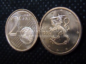 2 centesimi di euro Finlandia anno 2004