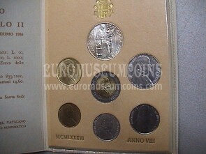 1986 Vaticano monete singole FDC Anno VIII - 8