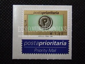 2004 Italia 1,40 euro Tipo A francobollo Prioritario