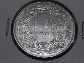 1961 Svizzera 1 Franco  in argento