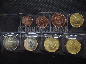 2016 serie completa 8 monete euro San Marino