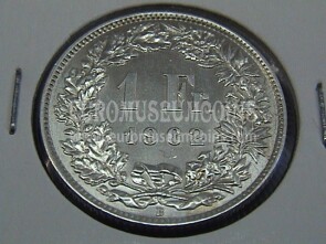 1962 Svizzera 1 Franco  in argento