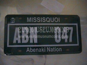 Stati Uniti d' America Missisquoi Targa auto da collezione 