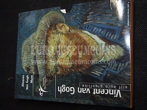 2003 Olanda 5 Euro Van Gogh Proof argento in folder 