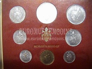 1977 Vaticano monete singole FDC Anno XV - 15