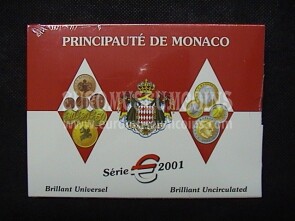 2001 Monaco divisionale ufficiale FDC