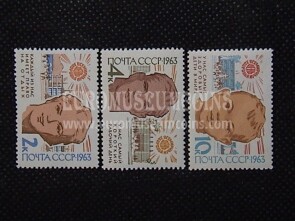 1963 U.R.S.S. Giornata della salute serie francobolli 3 valori