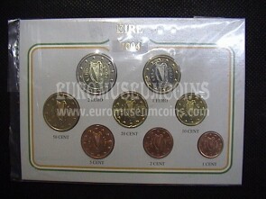 2004 Irlanda serie completa 8 monete euro in blister Eurocollection 