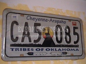 Stati Uniti d' America Oklahoma Targa auto da collezione 