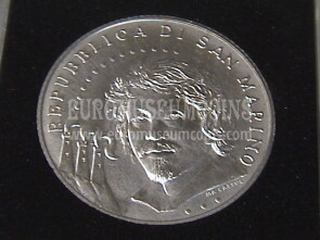 2010 San Marino 5 Euro Caravaggio FDC in argento  
