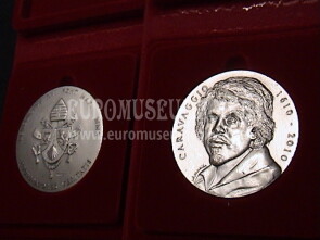2010 Vaticano Medaglia in argento Caravaggio