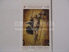 2019 Vaticano Pasqua francobollo 1 valore