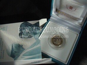 Vaticano 2019 Giornata Gioventù Panama 5 euro commemorativo bimetallico proof in cofanetto ufficiale