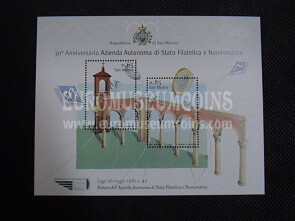 2011 foglietto BF113 San Marino A.A.S.F.N.
