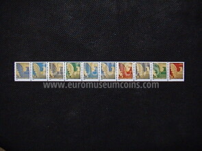 USA 2004 striscia di 10 Francobolli di posta ordinaria AQUILA da bobina