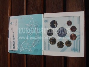 2020 San Marino divisionale FDC con 5 Euro in argento Giornata degli Oceani