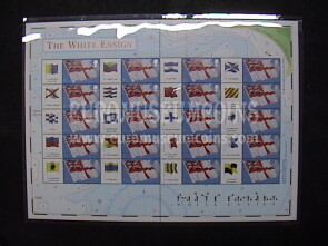 2005 Gran Bretagna minifoglio francobolli White Ensign