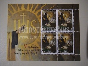 2021 Vaticano Sant ' Ignazio di Loyola BF / minifoglio 