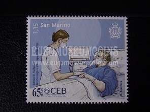 2021 francobollo San Marino Banca di Sviluppo del Consiglio d'Europa