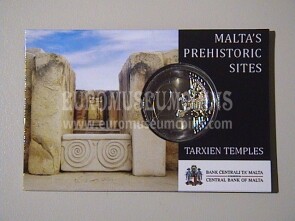 Malta 2021 Tarxien siti archeologici 2 Euro commemorativo in coincard