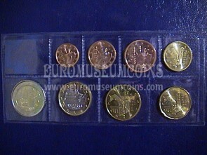 Andorra set 8 monete euro UNC anni misti