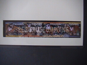 2007 Panama serie WWF scimmie SAIMIRI del centroamerica 4 valori