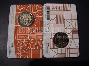 Olanda 2022 Erasmus 2 Euro commemorativo coincard