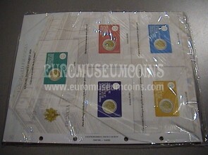 2022 Francia Olimpiadi Parigi 2024 foglio aggiornamento 2 euro commemorativo per coincard 