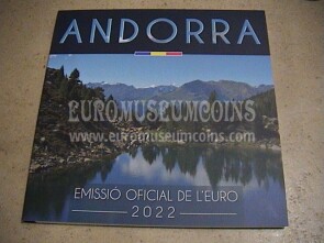 2022 Andorra set ufficiale FDC BU Euro