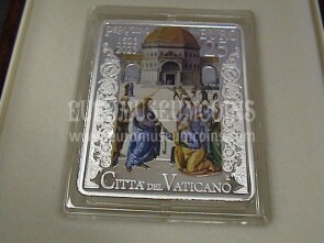 2023 Vaticano Perugino 25 euro in argento Proof colorata